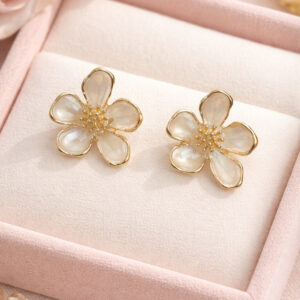 Flower Stud Earrings For Women and Girls