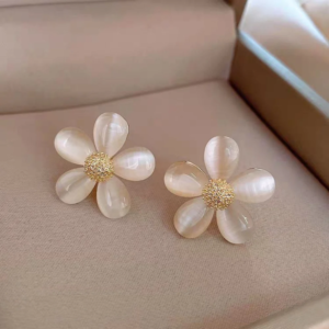 Flower Stud Earrings For Women and Girls