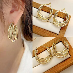 Koren Half Moon Shape Earrings For Women & Girls