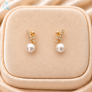 Gold Tone Earrings For Women and Girls