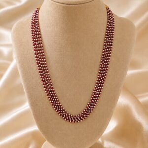 Pearl Multi-Layer Bead Necklace For Women and Girls