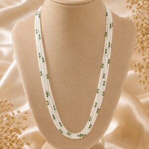 Pearl Multi-Layer Beads Necklace For Women and Girls