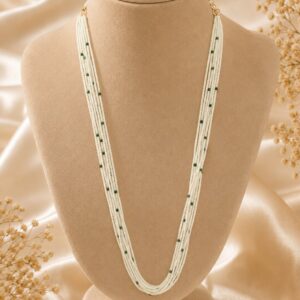 Pearl Multi-Layer Beads Necklace For Women and Girls