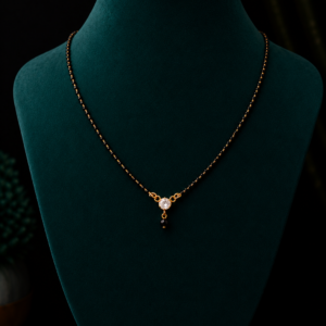 Black Beads Daily Wear Mangalsutra For Women