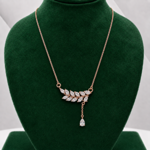 Daily Wear Rose Gold Necklace For Women and Girls
