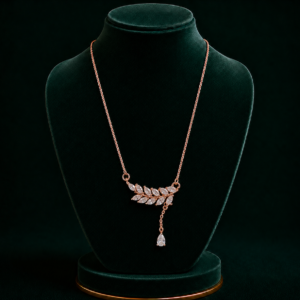 Daily Wear Rose Gold Necklace For Women and Girls