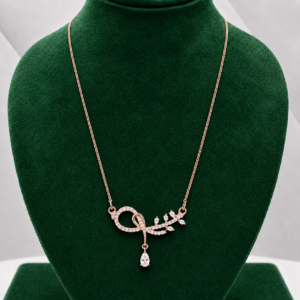 Daily Wear Rose Gold Necklace For Women and Girls