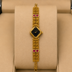 Gold-Tone Traditional Bracelet Watch For Women and Girls