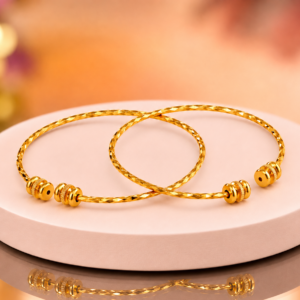 Gold-Plated Openable Kada Bangles For Women & Girls