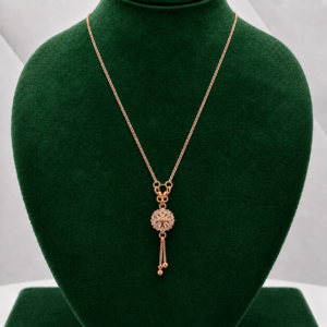 Daily Wear Rose Gold Necklace For Women and Girls