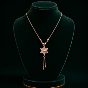 Daily Wear Rose Gold Necklace For Women and Girls