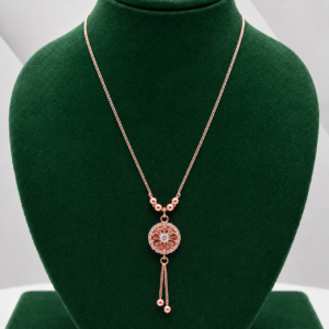 Daily Wear Rose Gold Necklace For Women and Girls
