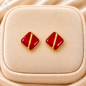 Anti-Tarnish Stud Earrings For Women and Girls