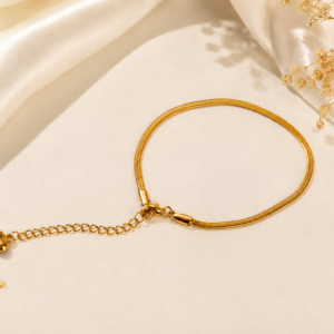 Gold-Tone Chain Bracelet for Women & Girls