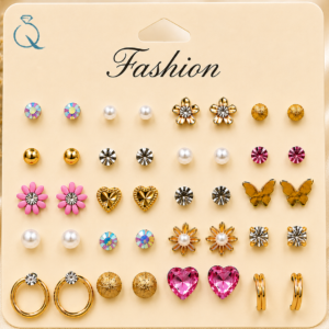 Combo Stud Set For Women and Girls