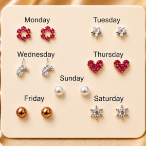 Combo Stud Set For Women and Girls