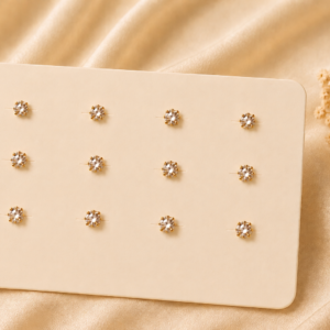 Round Nose Studs for Women & Girls