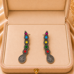 Silver Climber Earrings for Women and girls