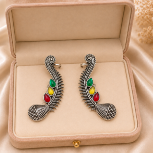 Silver Climber Earrings for Women and girls