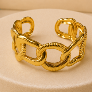 Gold-Plated Designer Bracelet for Women & Girls