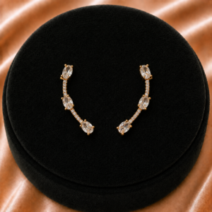C.Z.Stone Climber Earrings for Women and girls