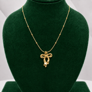 Anti-Tarnish Heart Pendant Necklace for Women & Girls