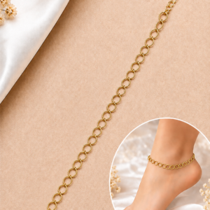 Gold-Tone Anklet for Women & Girls