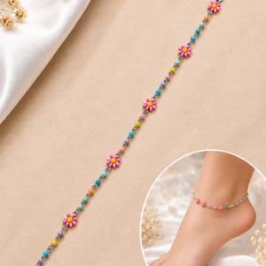 Multicolor Anklet for Women & Girls