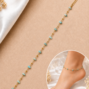 Gold-Tone  Anklet for Women & Girls