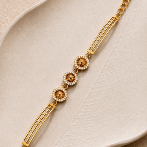 Elegant gold-toned finish Bracelet For Women and Girls