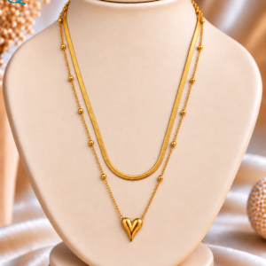 Two-Layer Necklace For Women and Girls