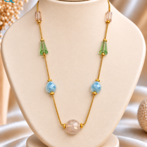 Multicolor Beaded Necklace for Women & Girls