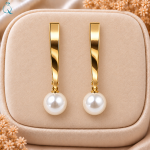 Pearl Drop Earrings for Women & Girls