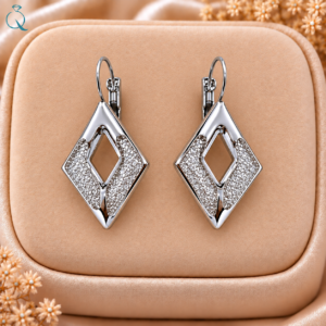 Silver-Tone Drop Earrings for Women & Girls