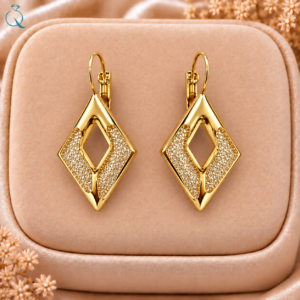 Gold-Tone Drop Earrings for Women & Girls