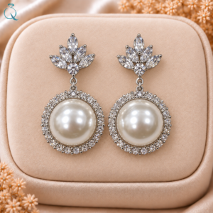 Silver Plated Drop Earrings For Women & Girls