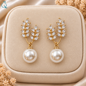 Pearl Drop Earrings for Women & Girls