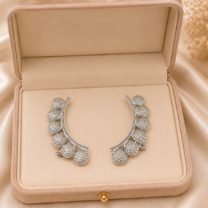 Silver Climber Earrings for Women and girls