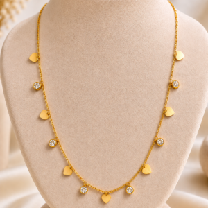 Gold-tone Necklace For Women and Girls