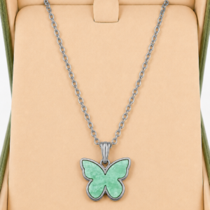 Butterfly Pendant Necklace for Women & Girls