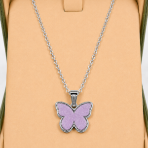 Butterfly Pendant Necklace for Women & Girls