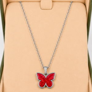 Butterfly Pendant Necklace for Women & Girls