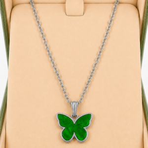 Butterfly Pendant Necklace for Women & Girls