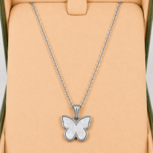 Butterfly Pendant Necklace for Women & Girls
