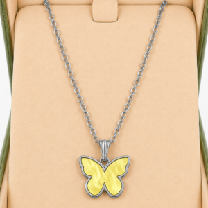 Butterfly Pendant Necklace for Women & Girls