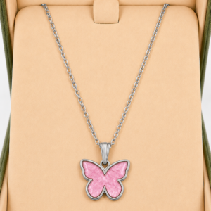Butterfly Pendant Necklace for Women & Girls
