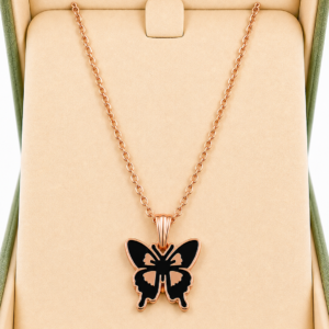 Butterfly Pendant Necklace for Women & Girls