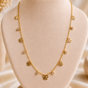 Gold-tone Necklace For Women and Girls