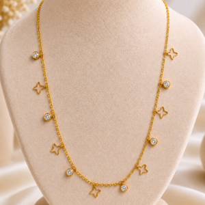 Gold-tone Necklace For Women and Girls