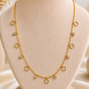 Gold-tone Necklace For Women and Girls